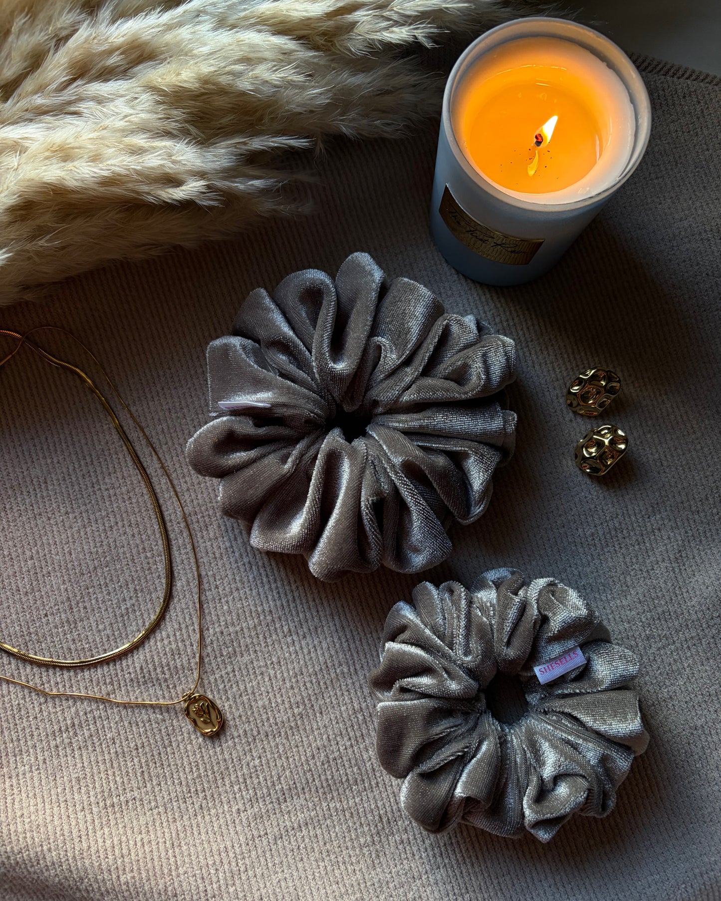 Cloud Grey Velvet