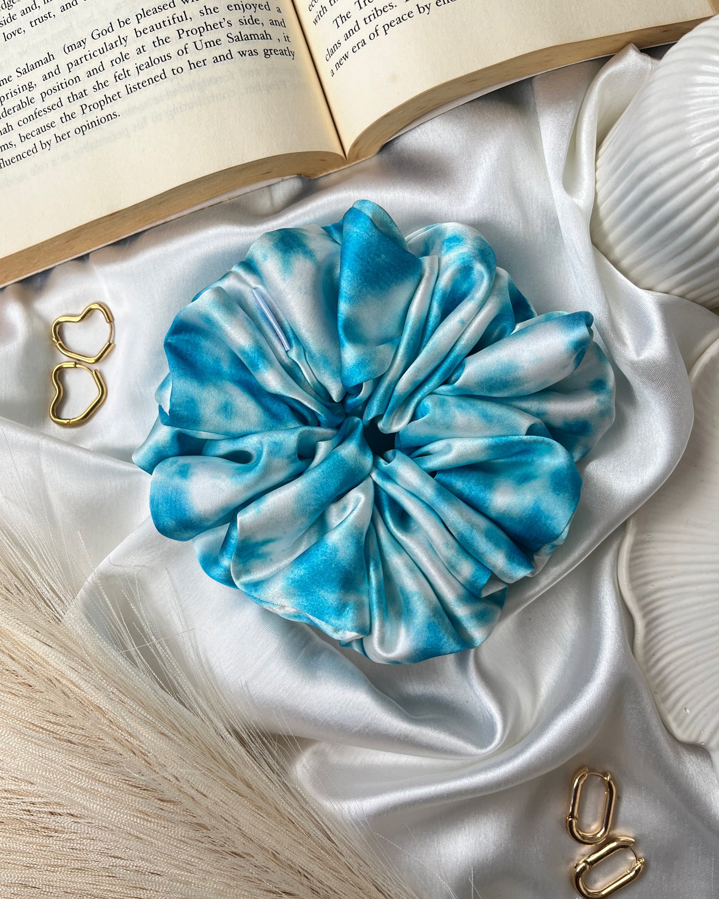 Blue Tye&Dye Scrunchie