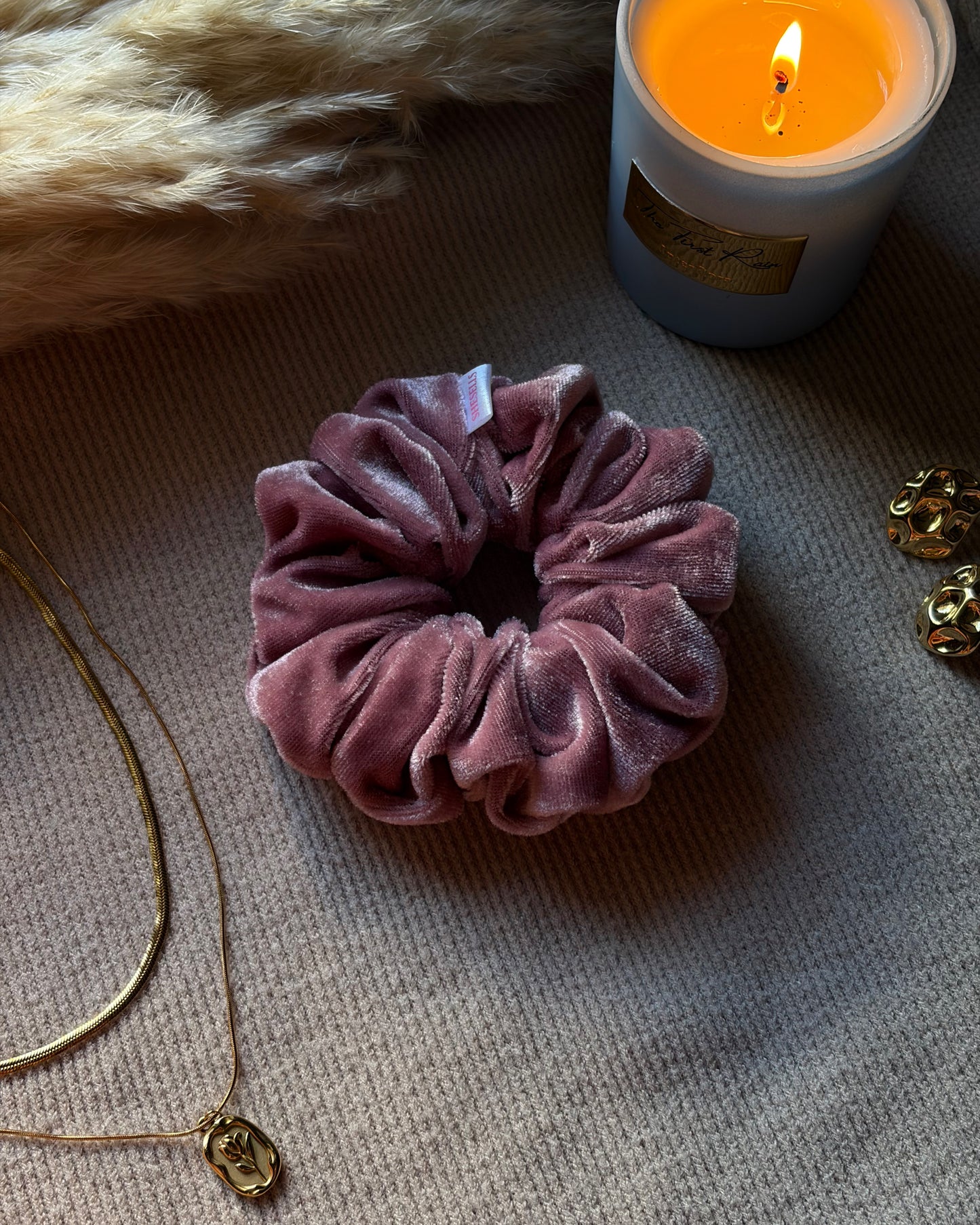 Dusty Mauve Velvet