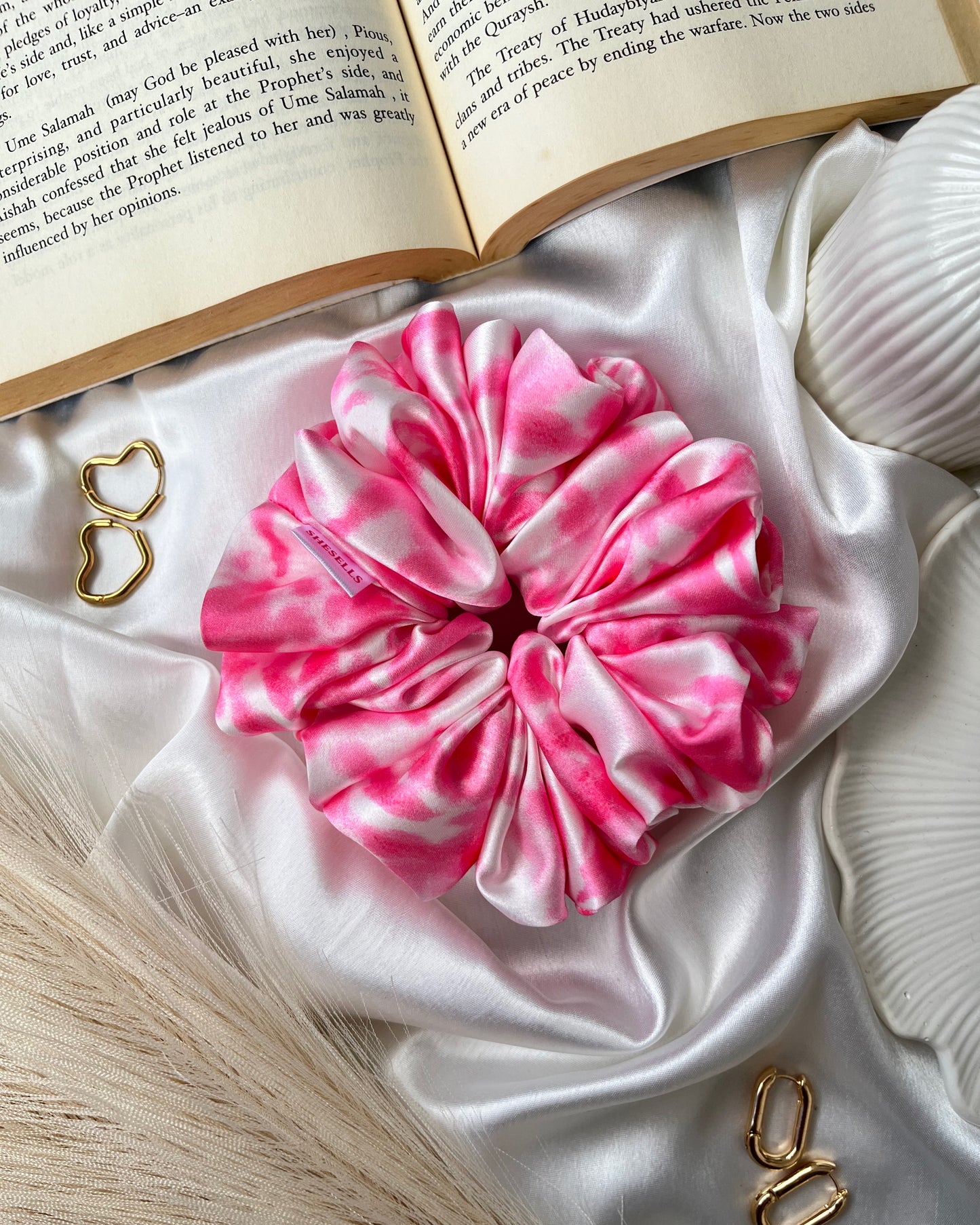 Pink Tye&Dye Scrunchie