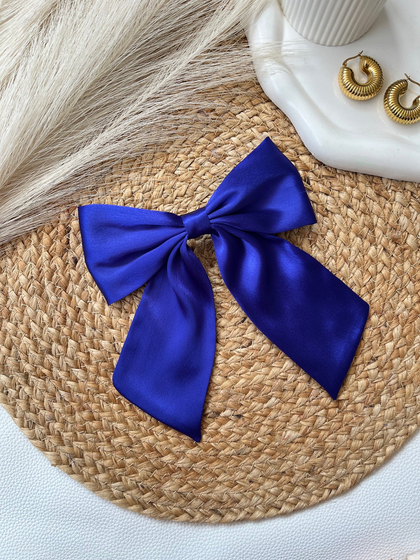 Navy Blue Sailor Bow