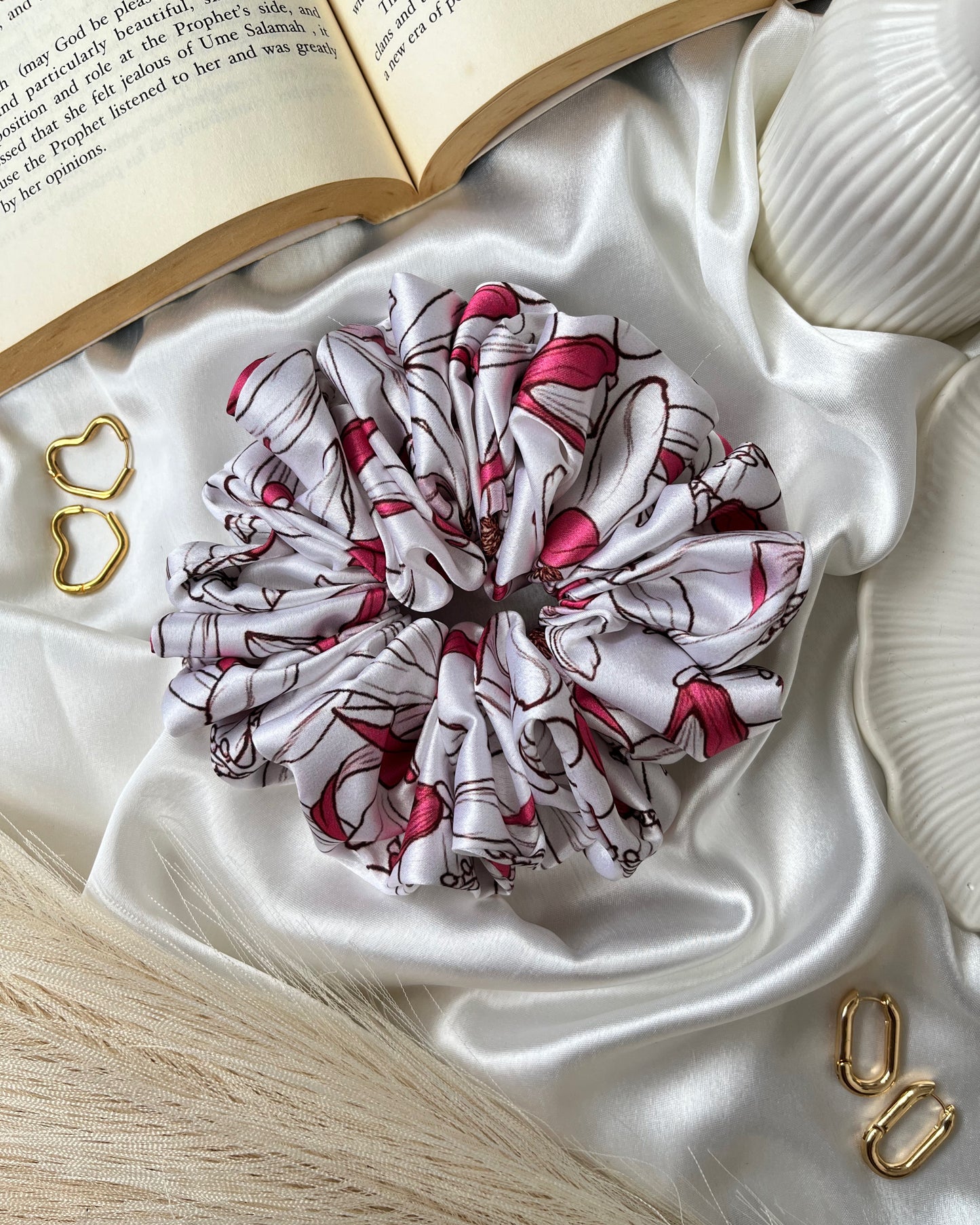 Periwinkle Printed Scrunchie