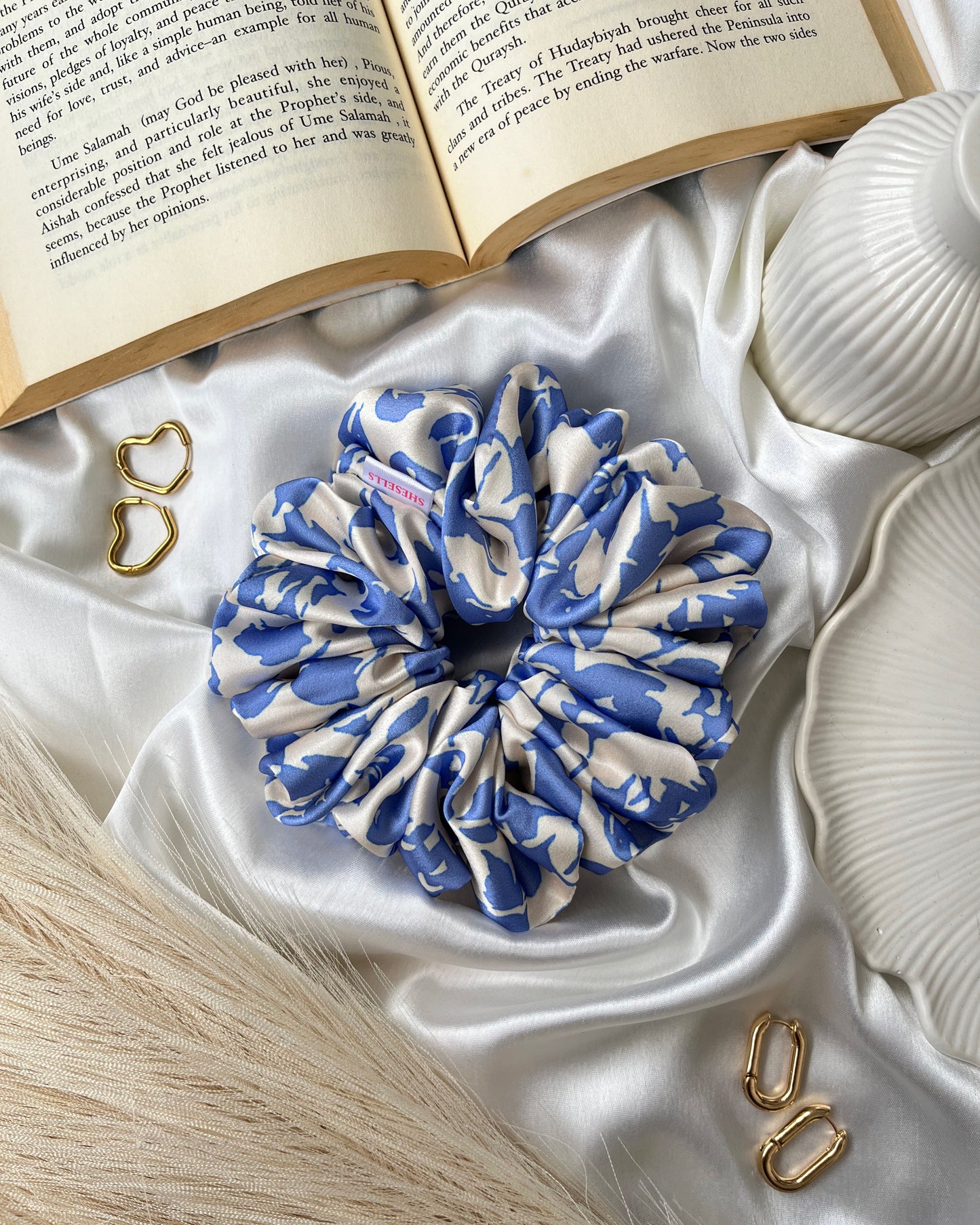 'Dawn' Printed Scrunchie