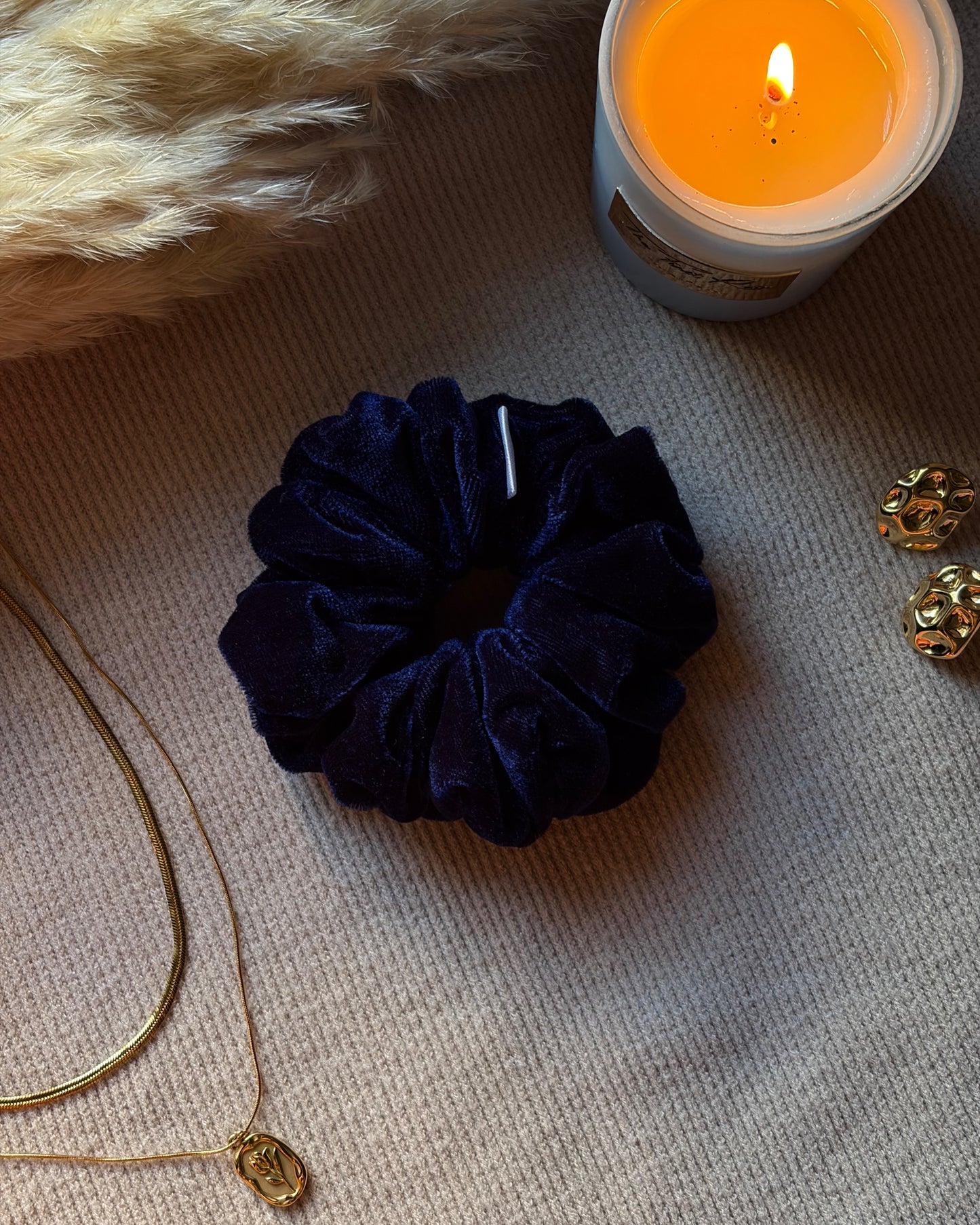 Midnight Navy Velvet