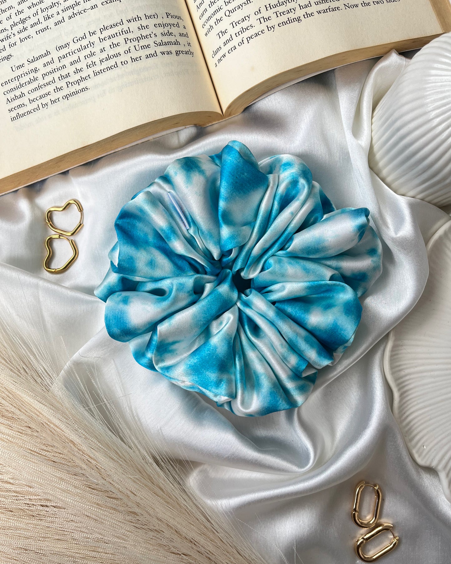 Blue Tye&Dye Scrunchie