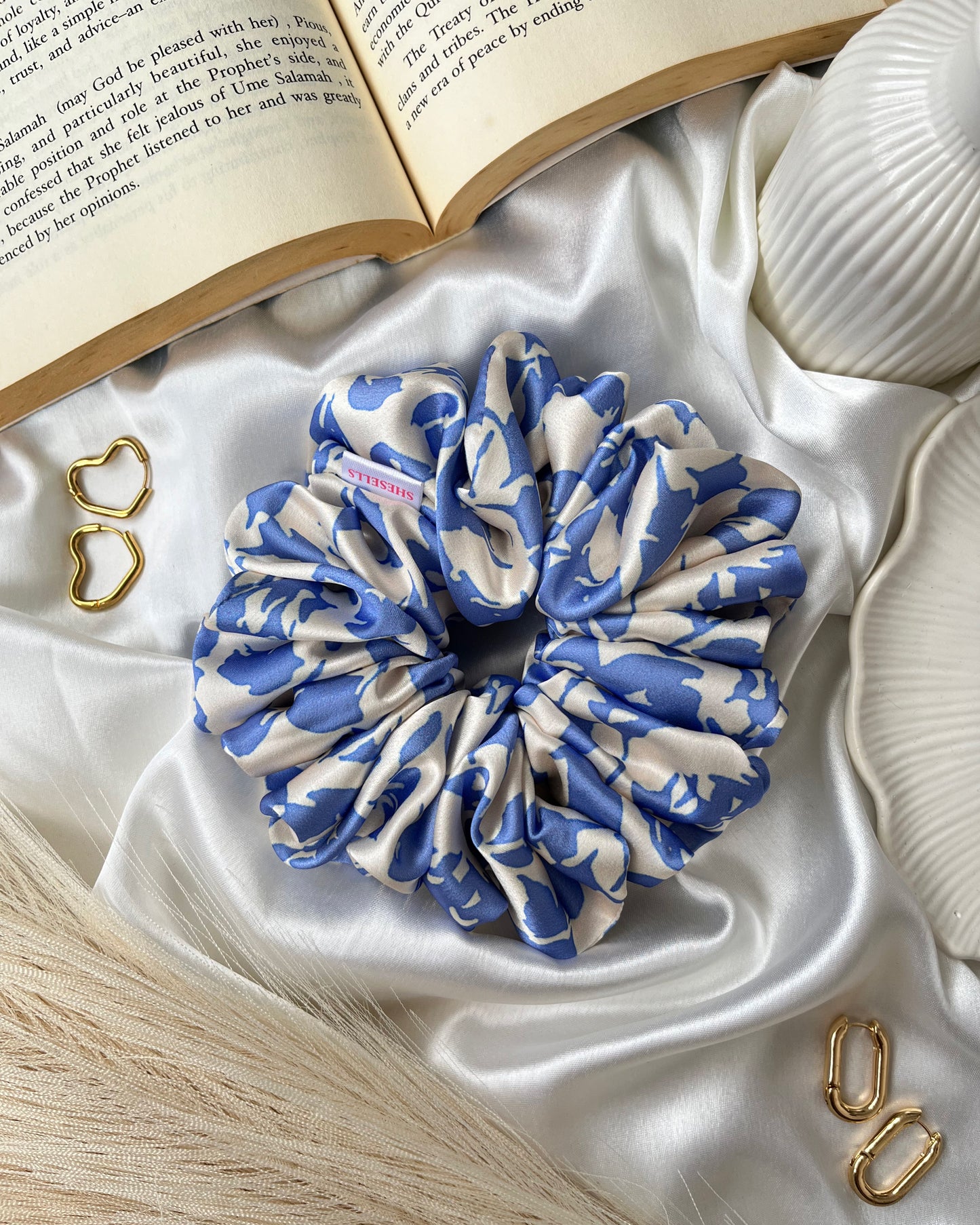 'Dawn' Printed Scrunchie