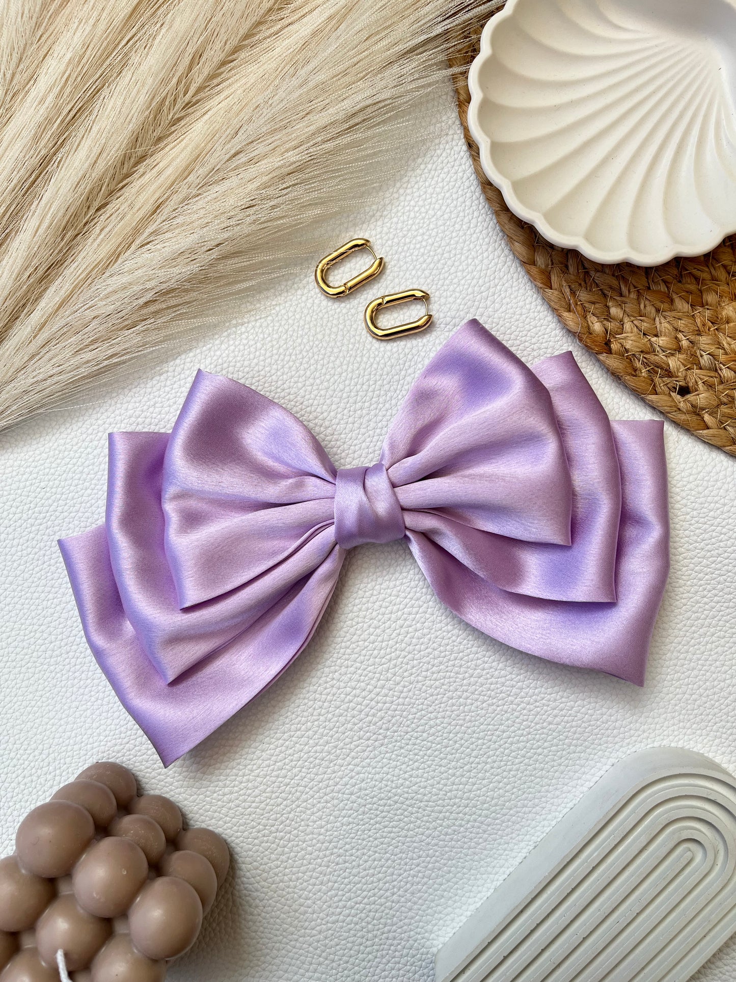 Lavender Layered Bow