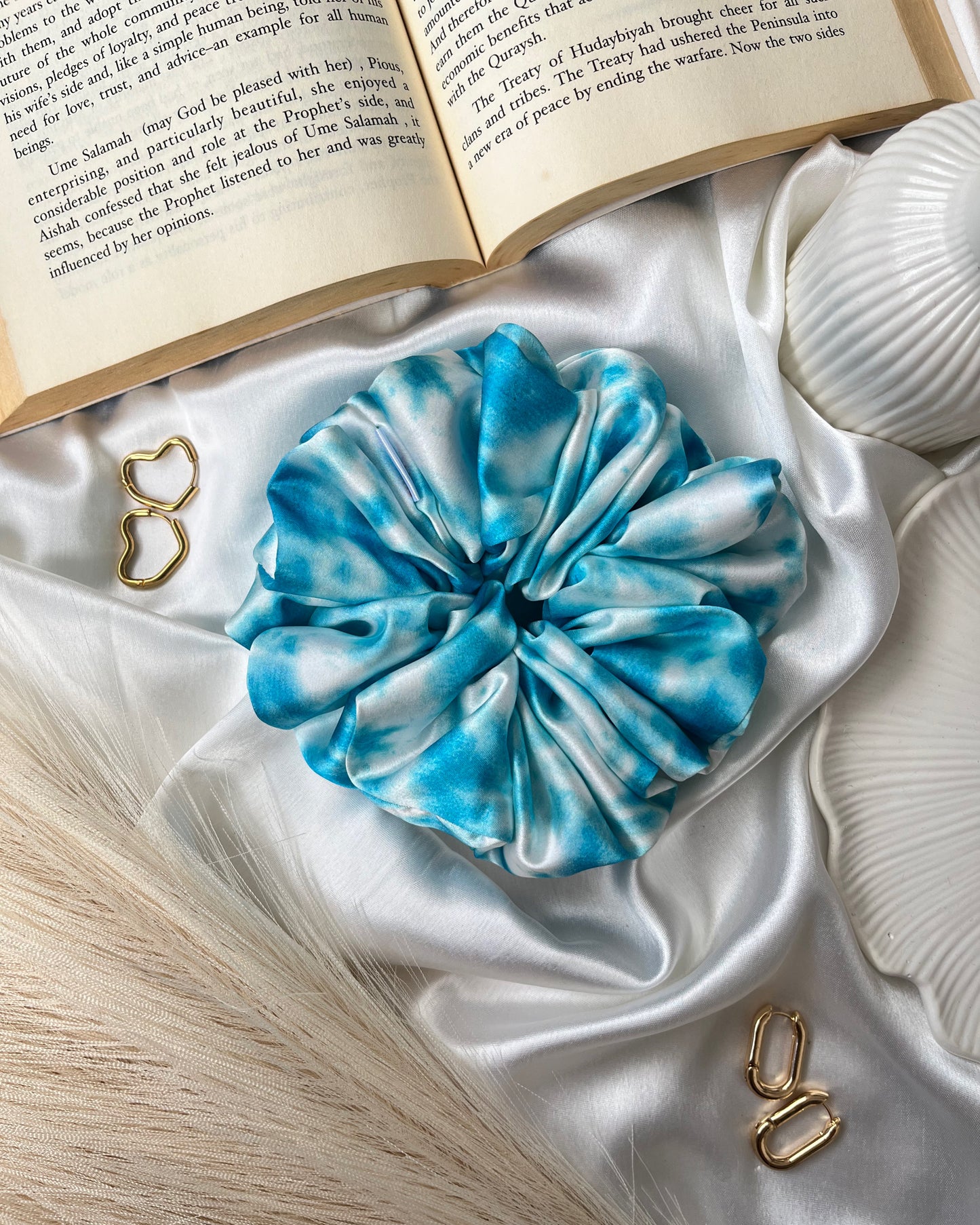 Blue Tye&Dye Scrunchie