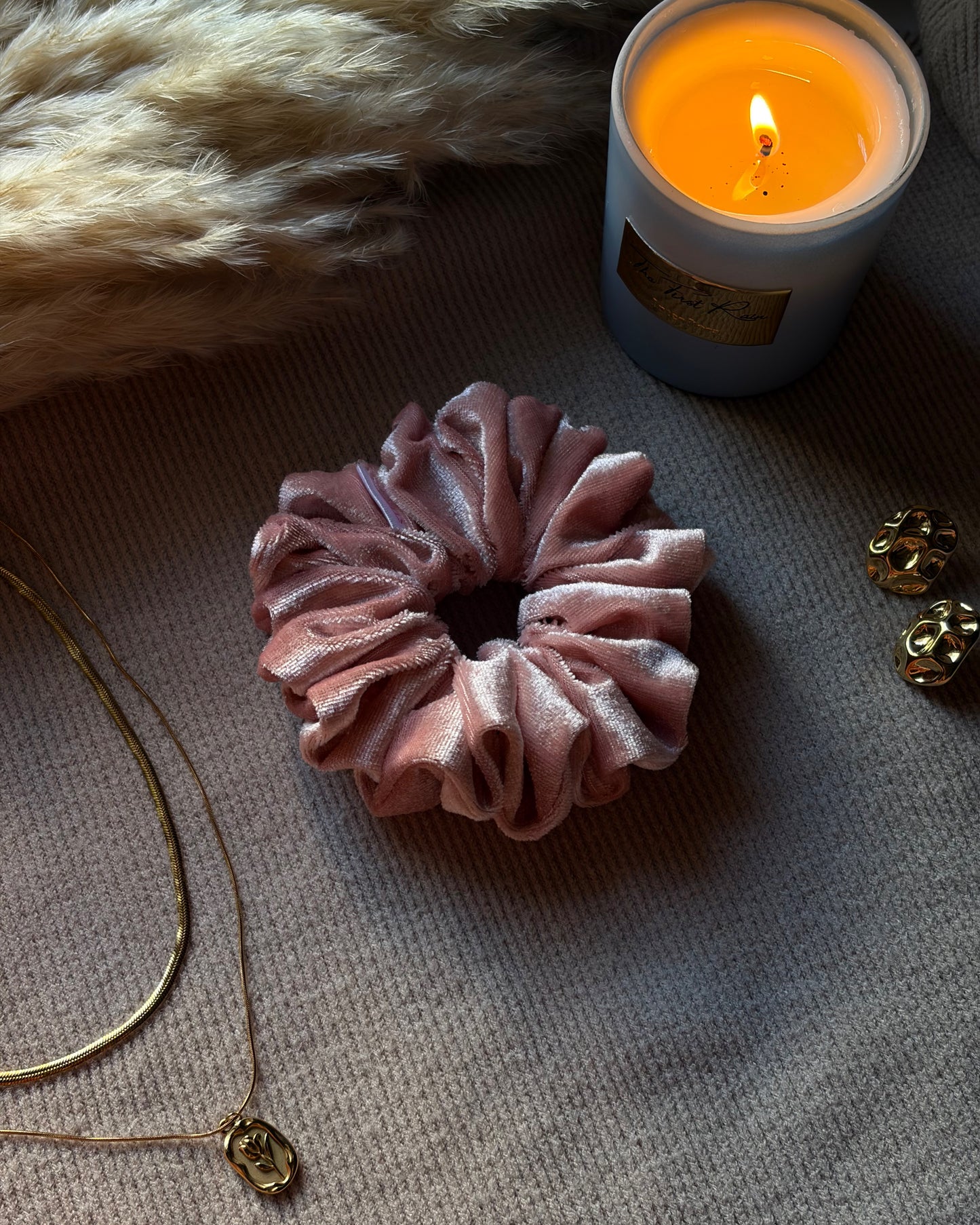 Nude Pink Velvet