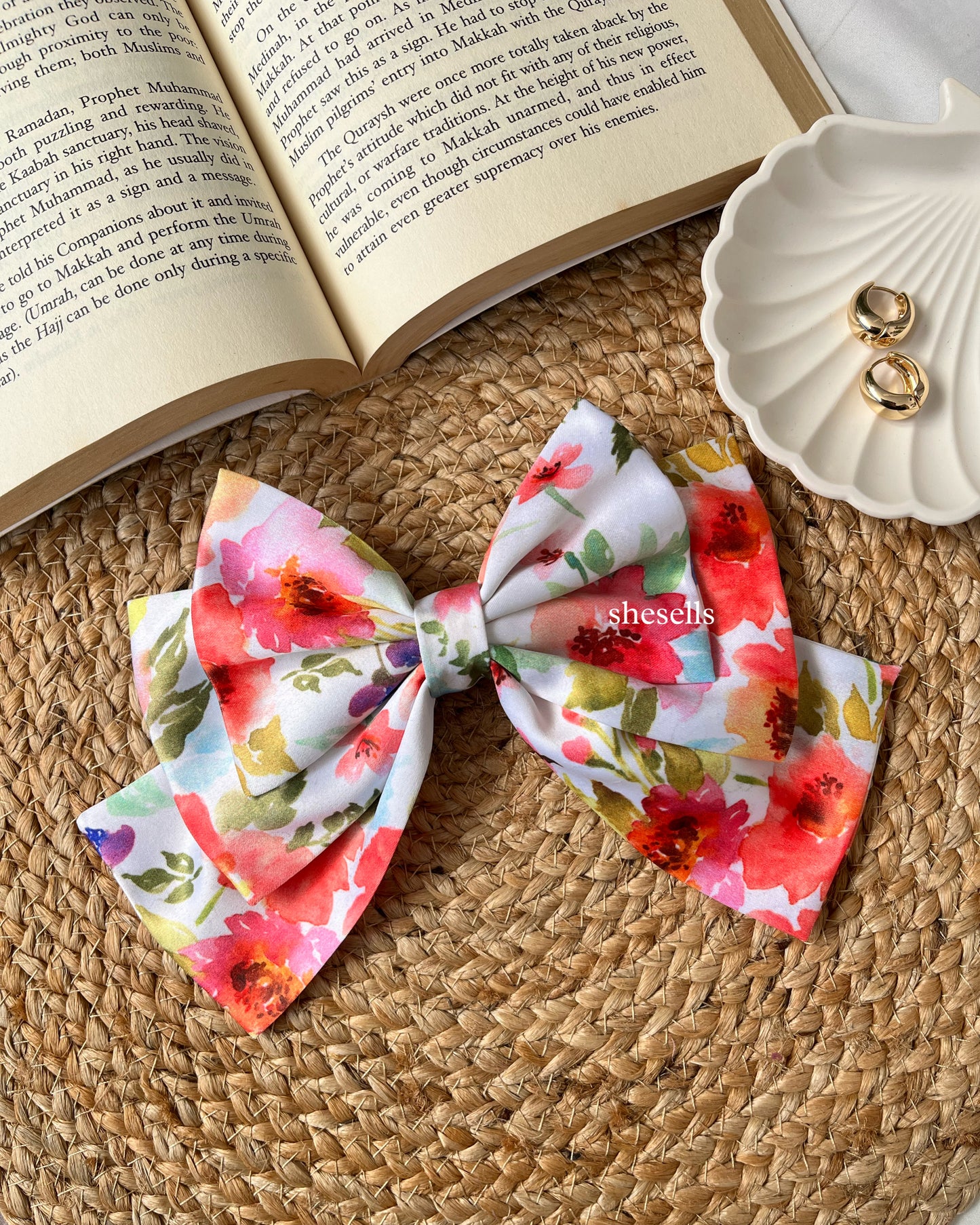 Aurora Triple Layer Bow Clip