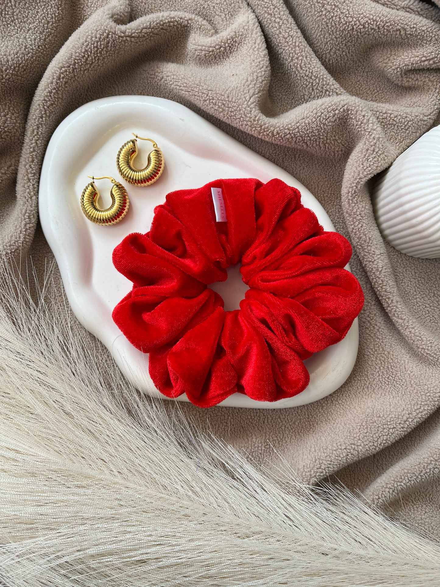 Red Velvet Scrunchie
