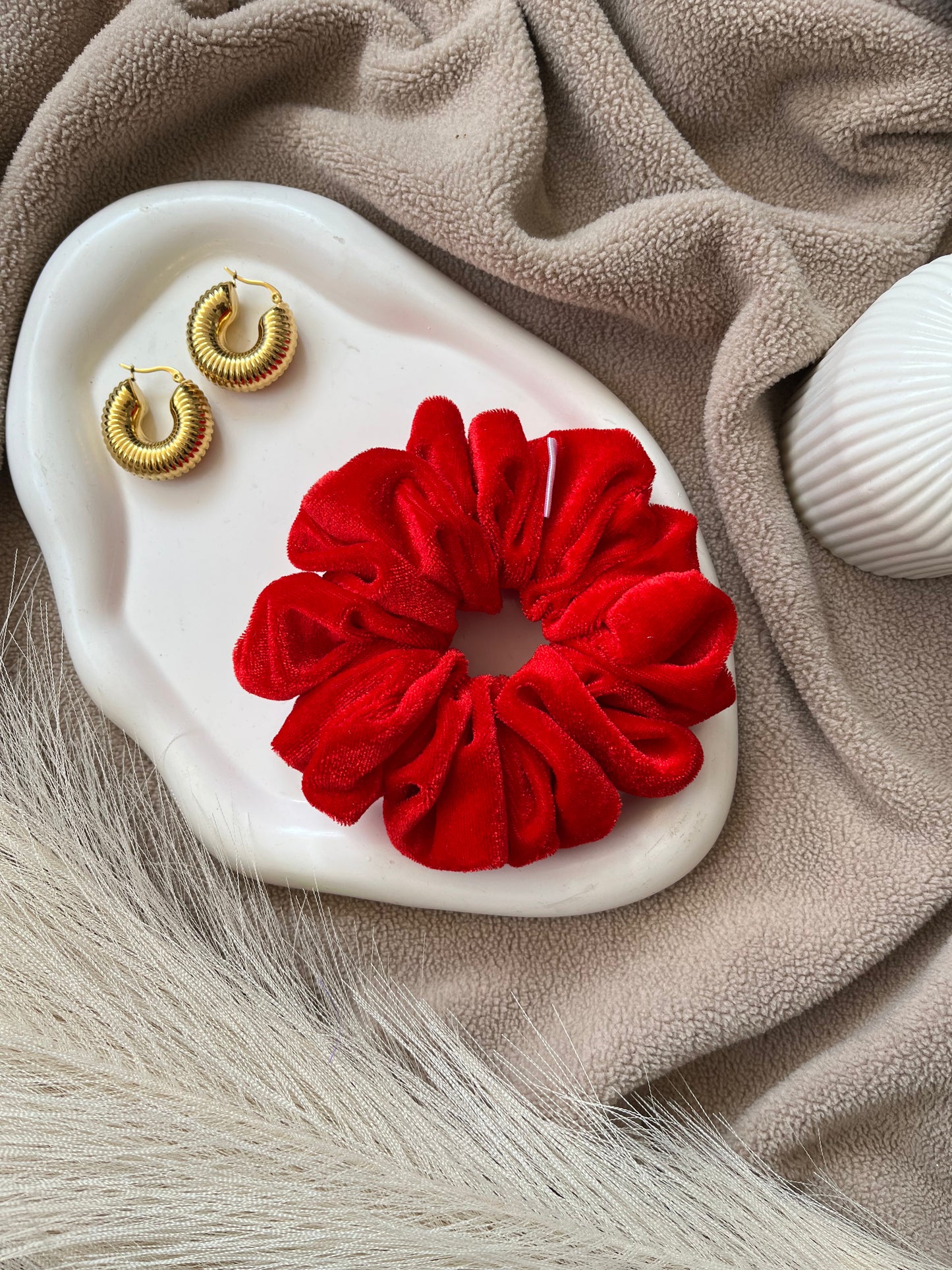 Red Velvet Scrunchie