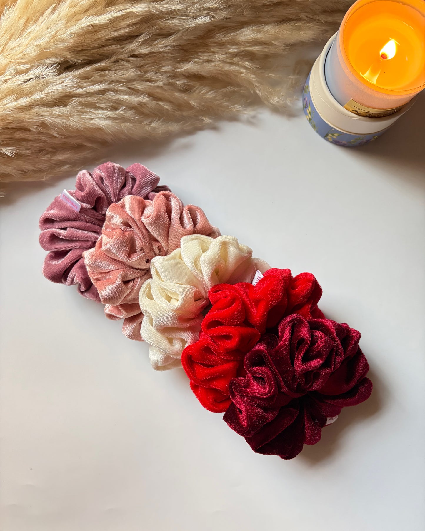 Blush Love Scrunchie Set
