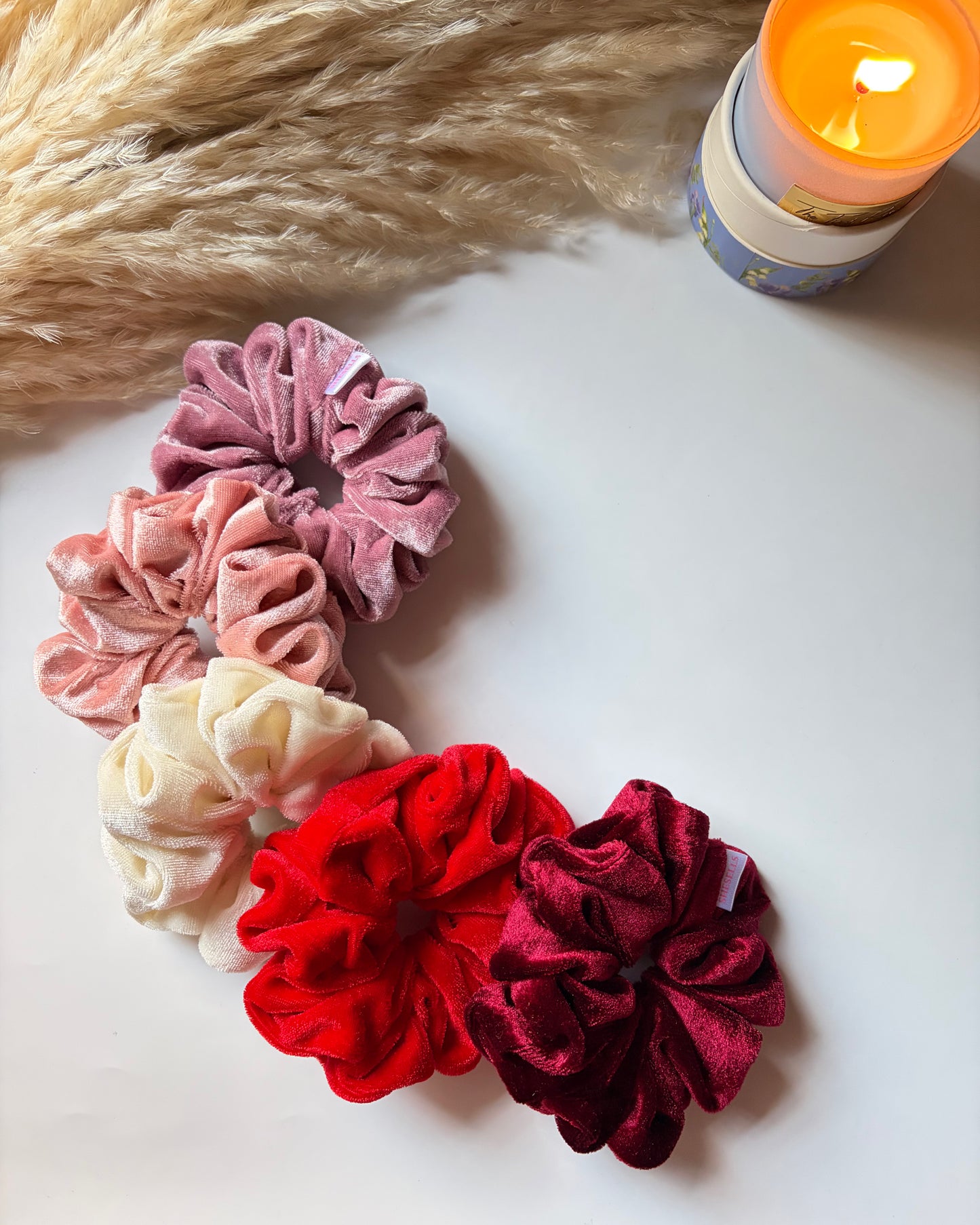 Blush Love Scrunchie Set