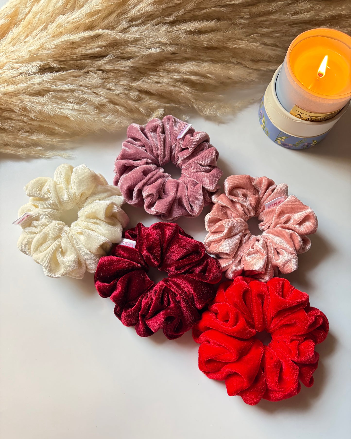 Blush Love Scrunchie Set